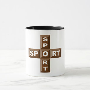 Combo Mug 325 ml schwarz SCHOKOLADE SPORT Tasse