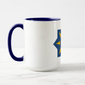 Combo mug 444 g weiß/ Meerblau EU Tasse (Links)