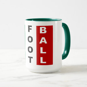 COMBO MUG 444ml Weißer/Grüner Jäger ITALIEN FOOT Tasse