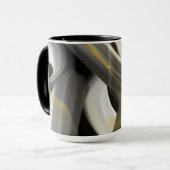 Combo Mug Abstract Trend Innendekoration Schwarz Tasse (Vorderseite Links)