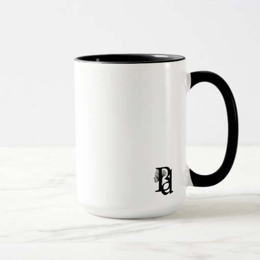 Combo Mug Abstract Trend Innendekoration Schwarz Tasse (Rechts)