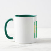Combo mug blanc vert DESIGN BRAZIL Tasse (Links)