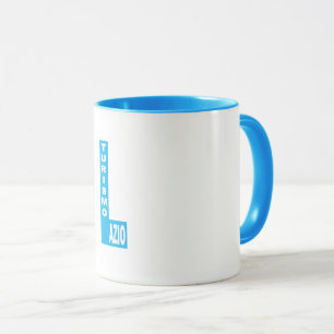 Combo mug bleu DSEIGN LAZIO TURISMO Tasse