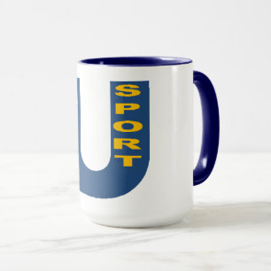 Combo Mug Marine Blue UE SPORT Tasse