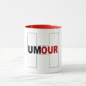 Combo mug rouge HUMOUR Tasse (Zentrum)