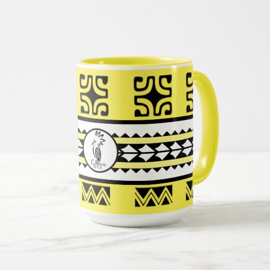 Combo mug Tribal Ethnic 44,3 ml Tasse (VorderseiteRechts)
