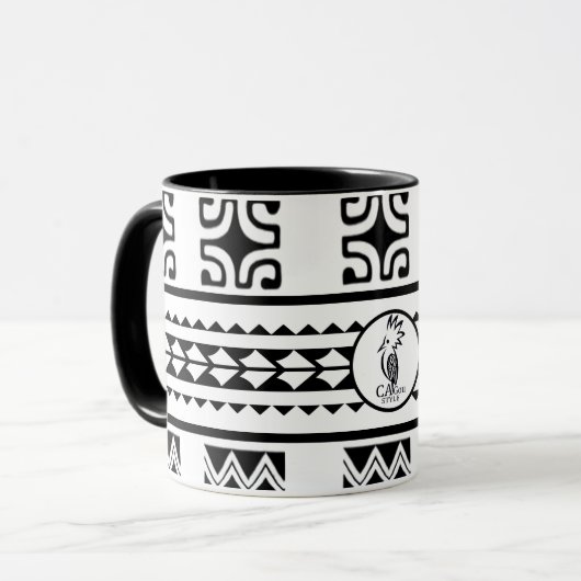 Combo mug Tribal Ethnic Tasse (Vorderseite Links)