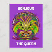 Combo-Pack für Karneval-Party aus 3 Designs Einladungspostkarte (Vorderseite)