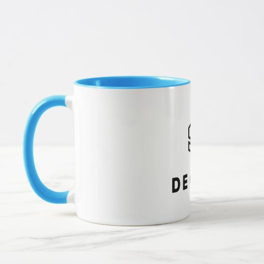 Combo Tasse - 11 oz, Blau (Links)