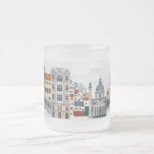 Combo-Tasse, 15 oz Mattglastasse (Mittel)