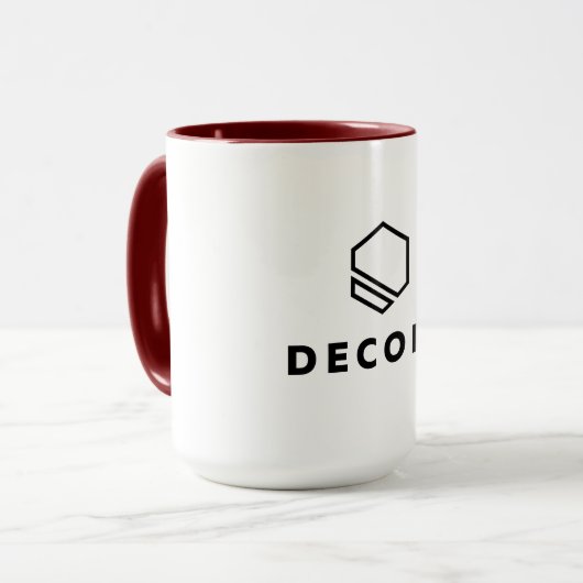 Combo Tasse - 15 oz, Rot (Vorderseite Links)