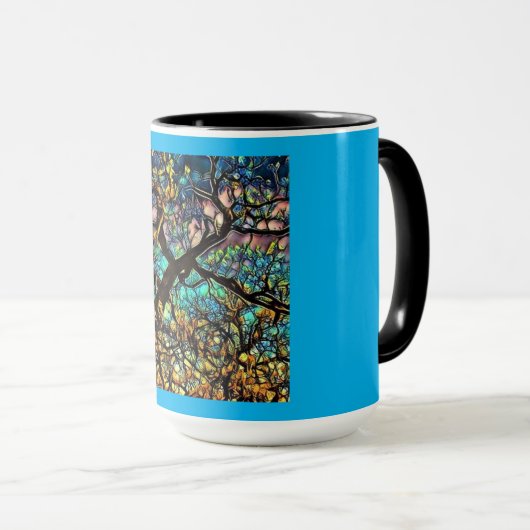 Combo-Tasse, 15 oz-Tree des Lebens Tasse (VorderseiteRechts)