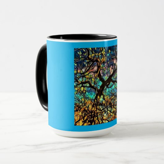 Combo-Tasse, 15 oz-Tree des Lebens Tasse (Vorderseite Links)