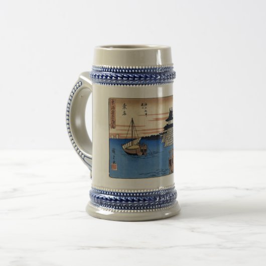 Combo-Tasse, 444 ml Bierstein Bierglas (Vorderseite Links)