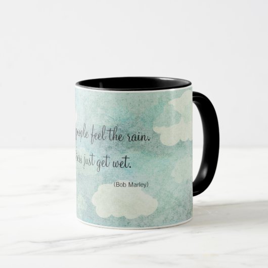 Combo-Tasse - Bob Marley Quotes Tasse (VorderseiteRechts)