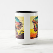 Combo-Tasse der Afrikanerin, 15 oz Tasse (Zentrum)