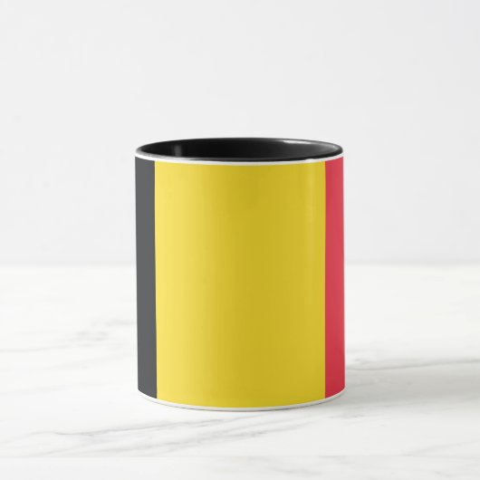 Combo-Tasse der belgischen Flagge Tasse (Zentrum)