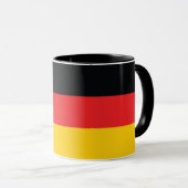 Combo-Tasse der deutschen Flagge Tasse (VorderseiteRechts)