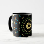 Combo-Tasse der farbigen Punkte Tasse (Vorderseite Links)