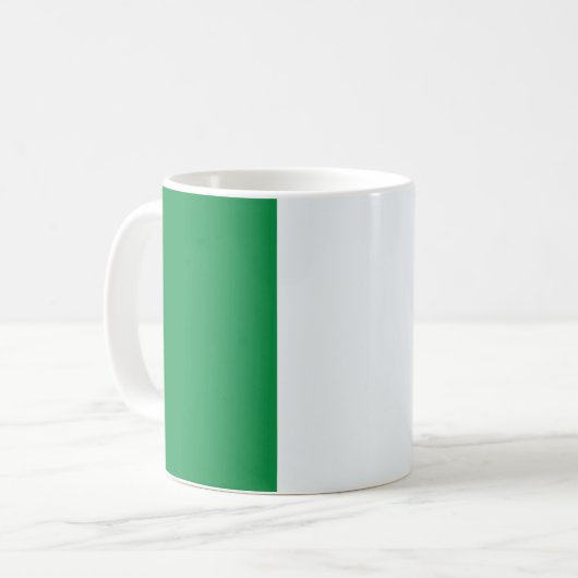 Combo-Tasse der italienischen Flagge Kaffeetasse (Vorderseite Links)
