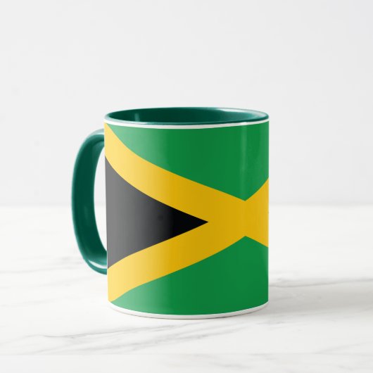 Combo-Tasse der jamaikanischen Flagge Tasse (Vorderseite Links)