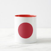 Combo-Tasse der japanischen Flagge Tasse (Zentrum)