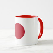 Combo-Tasse der japanischen Flagge Tasse (VorderseiteRechts)