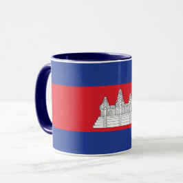Combo-Tasse der kambodschanischen Flagge Tasse