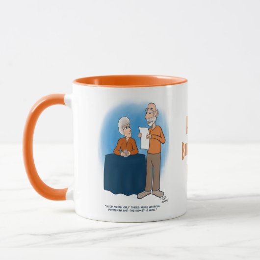Combo-Tasse der Nierenkarte Tasse (Links)