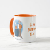 Combo-Tasse der Nierenkarte Tasse (Vorderseite Links)