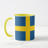 Combo-Tasse der schwedischen Flagge Tasse (Links)