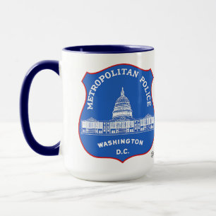 Combo-Tasse der Stadtpolizei von Washington, 15 oz Tasse