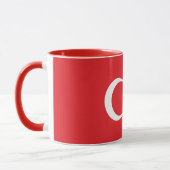 Combo-Tasse der türkischen Flagge Tasse (Links)