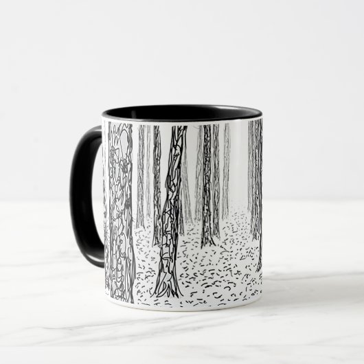 Combo-Tasse "Der Wald" Tasse (Vorderseite Links)