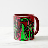 Combo-Tasse für 3D-Design | Perfekte Größe Kaffee Tasse (VorderseiteRechts)