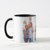 Combo-Tasse für benutzerdefinierte 3 Foto - Schwar Tasse (Links)