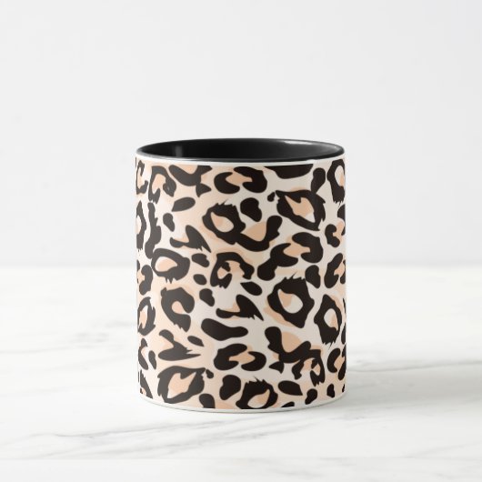 Combo-Tasse für Leopard Print-Tasse, 325 ml Tasse (Zentrum)