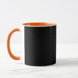 Combo-Tasse in Schwarz und Orange Tasse