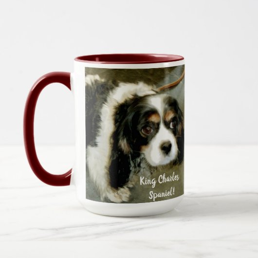 Combo-Tasse! King Charles Spaniel England Tasse (Links)
