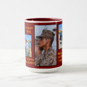 Combo-Tasse "Landen's USMC Boot Camp Abschluss" Tasse (Zentrum)