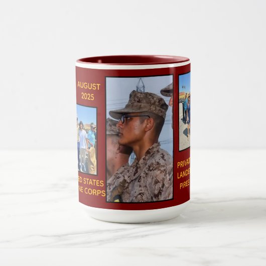Combo-Tasse "Landen's USMC Boot Camp Abschluss" Tasse (Zentrum)