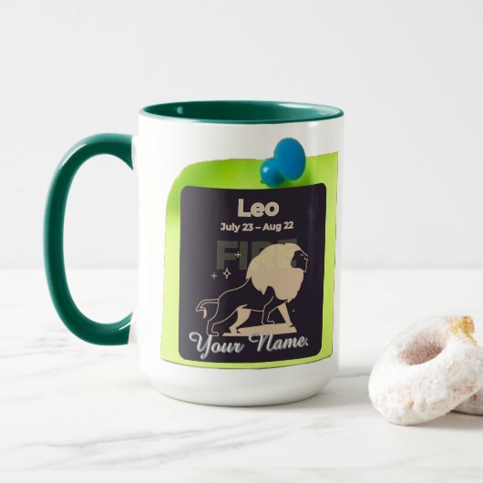 Combo Tasse M05 #PinnedMyZodiac! Leo (Mit Donut)