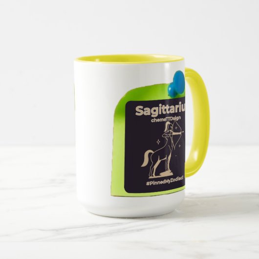 Combo Tasse M09 #PinnedMyZodiac! Schütze (VorderseiteRechts)