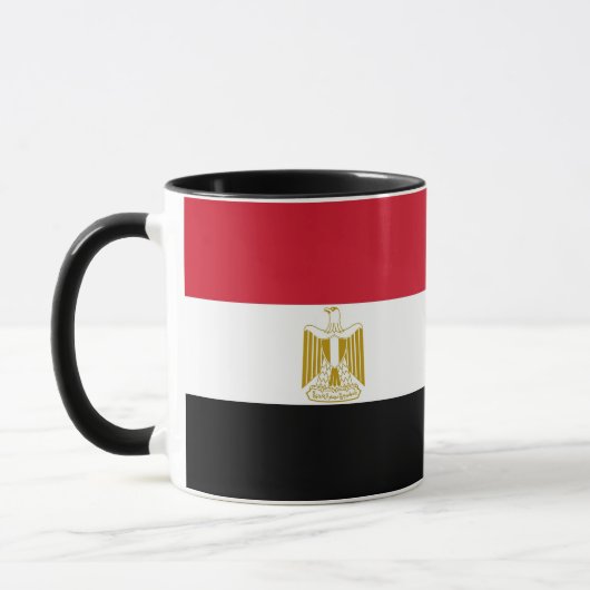 Combo-Tasse mit ägyptischer Flagge Tasse (Links)
