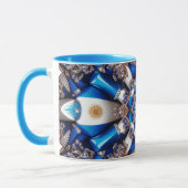 Combo-Tasse mit argentinischen Farben Tasse (Links)