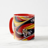 Combo-Tasse mit belgischen Farben Tasse (Vorderseite Links)