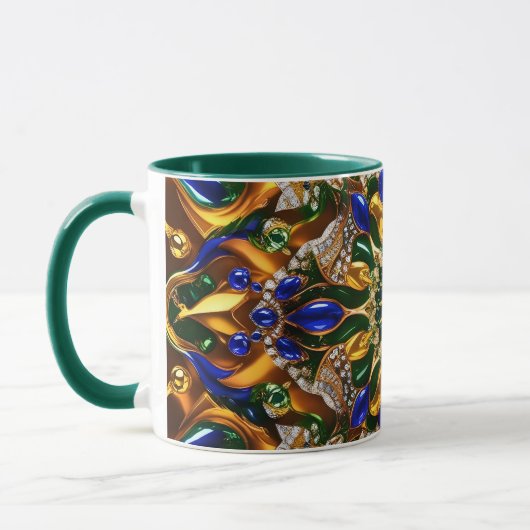 Combo-Tasse mit Brasil-Farben Tasse (Links)