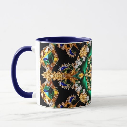 Combo-Tasse mit brasilianischen Farben Tasse (Links)
