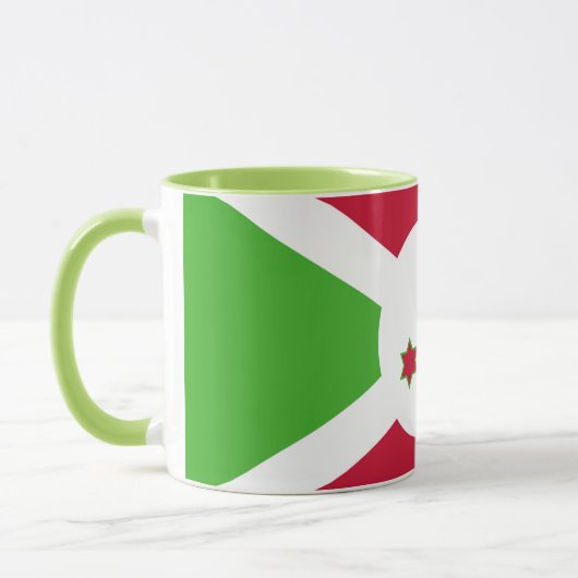 Combo-Tasse mit der Flagge Burundis Tasse (Links)