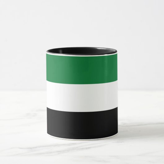 Combo-Tasse mit der Flagge der VAE Tasse (Zentrum)